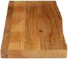 vidaXL Tischplatte mit Baumkante 120x30x2,5 cm Massivholz Mango 370530 Bild 4