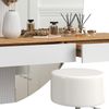 Schminktisch Melisa Weiß 120 cm mit LED Beleuchtung und Hocker Vicco Bild 5