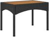 vidaXL Garten-Relaxstühle 2 Stk. mit Tisch Schwarz Poly Rattan 319910 Bild 3