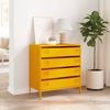 vidaXL Sideboard Senfgelb 68x39x73,5 cm Kaltgewalzter Stahl 851289 Bild 3