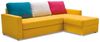 Ecksofa Schlafsofa AMELIE Gelb Ottomane Rechts Bild 2