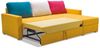 Ecksofa Schlafsofa AMELIE Gelb Ottomane Rechts Bild 3