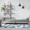 vidaXL Schlafsofa mit Armlehnen Hellgrau Stoff 351937 Bild 3