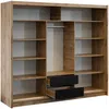 Vente-unique - CALOWI Wardrobe and walk-in wardrobe Holz, Platte Beige - B 61 cm x H 215 cm x L 250 cm Bild 3