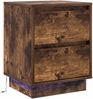 vidaXL Nachttisch Geräucherte Eiche 39 x 34,5 x 50 cm Holzwerkstoff 869618 Bild 5