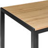 Esstisch MANN Braun Schwarz 120 cm 80 cm Bild 5