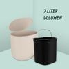 Relaxdays Mülleimer mit Softclose 7 l Bild 5