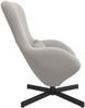 vidaXL Eiersessel Hellgrau 63 x 73 x 90 cm Stoff 42002768 Bild 4