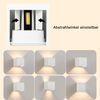 ZMH Wandleuchte Innen - Up Down Außenwandleuchte Schwarz LED Außenwandlampe 5W IP65 Warmweiß Bild 4