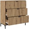 Sideboard, Kommode Artisan-Eiche 79,5 x 33 x 82 cm Holzwerkstoff j1104p Bild 5