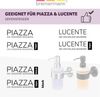 Bad-Serie PIAZZA & LUCENTE - Ersatz Seifenspenderglas, aus satiniertem Glas Bild 3