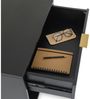 IDIMEX Nachttisch BORA, Beistelltisch Holz 60x46 cm mit Schublade aus Mango Massivholz Schwarz Bild 4