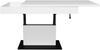 Couchtisch >Lift< höhenverstellbar bis 77cm, weiss / schwarz - 110x58/77x60cm (BxHxT) Bild 3