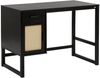 loft24 Schreibtisch Jenna, aus Massivholz mit Rattangeflecht, Breite 110 cm Bild 5