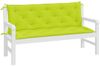 vidaXL Gartenbank-Auflagen 2 Stk. Knallgrün 150x50x7 cm Oxford-Gewebe 361708 Bild 4