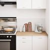 vidaXL Küchenarbeitsplatte 100x63,5x2,7 cm Massivholz Eiche Rechteckig 4008998 Bild 4