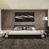 HOME DELUXE Kunstlederbett LED Bett mit Schubladen - 200 x 200 cm / 270 x 200 cm (inkl. Schubladen), gepolstertes Kopfteil, LED Beleuchtung, Familienbett, Stauraumbett Bild 3