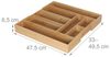 Relaxdays Ausziehbarer Besteckkasten aus Bambus Bild 4