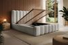 Polsterbett Bett MACON 180x200cm Komplettset in Stoff Ascot Beige / Speed Bild 3