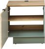 TV-Schrank >Ina< in Grün, Holzwerkstoff - 60x51x44cm (BxHxT) Bild 4