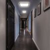 B.K.Licht Deckenleuchte ultra-flach LED Decken-Panel 29x29cm mit Backlicht schwarz, LED fest integriert, 4000K - Neutralweiß, 4000K Deckenlampe 230V 18W 2400lm Büro Küche Wohnzimmer Bad Bild 3