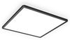 B.K.Licht Deckenleuchte ultra-flach LED Decken-Panel 29x29cm mit Backlicht schwarz, LED fest integriert, 4000K - Neutralweiß, 4000K Deckenlampe 230V 18W 2400lm Büro Küche Wohnzimmer Bad Bild 2