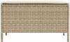 vidaXL Garten-Fußhocker Beige und Creme 80 x 38 x 42 cm PE-Rattan 42025401 Bild 4