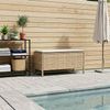 vidaXL Garten-Fußhocker Beige und Creme 80 x 38 x 42 cm PE-Rattan 42025401 Bild 3