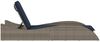 vidaXL Sonnenliege mit Auflage Grau 60x205x73 cm Poly Rattan 368284 Bild 5
