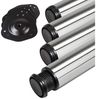 SO-TECH® Tischbein Ø 76 / 80 mm, belastbar bis 75 kg pro Stück, H: 82cm, echt Edelstahl, höhenverstellbar bis 32mm, 4x Bild 5