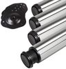 SO-TECH® Tischbein Ø 76 / 80 mm, belastbar bis 75 kg pro Stück, H: 82cm, echt Edelstahl, höhenverstellbar bis 32mm, 4x Bild 4