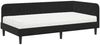 vidaXL Eckbettgestell Schwarz 90 x 190 cm Samt 3394149 Bild 2