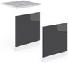 Frontblende R-Line Anthrazit Hochglanz 60 cm ohne Arbeitsplatte Vicco Bild 3