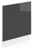 Frontblende R-Line Anthrazit Hochglanz 60 cm ohne Arbeitsplatte Vicco Bild 4