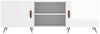 vidaXL TV-Schrank Hochglanz-Weiß 150x30x50 cm Holzwerkstoff 829070 Bild 5