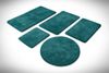 Homie Living Badematte Porto Azzurro, Höhe 30 mm, rutschhemmend beschichtet, fußbodenheizungsgeeignet, schnell trocknend, Polyester, rechteckig, Badteppich, uni, rechteckig & rund, waschbar, Badezimmerteppich Bild 5