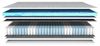 AM Qualitätsmatratzen - Premium Gelschaum-Matratze 100x200 cm H2-1000 Federn - Taschenfederkernmatratze Gelschaum 100x200-6 cm Gelschaum-Auflage - 24cm Höhe - Made in Germany 90x200 cm H3 Bild 4