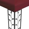 vidaXL Pavillon 3,97 x 2,96 x 2,68 m Weinrot Polyester und Stahl 42030527 Bild 4