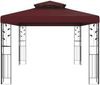 vidaXL Pavillon 3,97 x 2,96 x 2,68 m Weinrot Polyester und Stahl 42030527 Bild 3