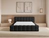 Chilly Möbel Polsterbett Verona Schwarz Bouclé Stoff 180x200 cm mit Stauraum Quelle 100 Bild 3