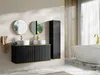 Vente-unique - KELIZA Bathroom furniture set Holz, Platte Schwarz - B 47 cm x H 54 cm x L 120 cm Bild 1