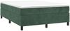 vidaXL Boxspringbett, Samt dunkelgrün, 140x190 cm Bild 3