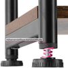 tectake Beistelltisch Couchtisch Yonkers 38,5x30x51,5cm (1-St, 1 tlg), Markanter Beistelltisch mit zwei Ablagen im rauen Industrie-Stil Bild 5