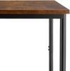 tectake Beistelltisch Couchtisch Yonkers 38,5x30x51,5cm (1-St, 1 tlg), Markanter Beistelltisch mit zwei Ablagen im rauen Industrie-Stil Bild 3