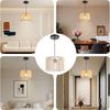 Zedelmaier Pendelleuchte Hängelampe hängend Deckenlampe E27x1/Max. 40 W, ohne Leuchtmittel, ohne Leuchtmittel, Geeignet für Esszimmer Wohnzimmer Schlafzimmer Flur Bild 4