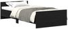 vidaXL Bettgestell ohne Matratze Schwarz Eichen-Optik 75x190 cm 862312 Bild 2
