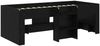 vidaXL Hochbett für Kinder 2 pcs Schwarze Eiche 90x190 cm 3422580 Bild 3