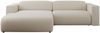 Ecksofa PASADENA, freistehendes Ecksofa, breite Armlehnen, Federsitz - links - Beige Boucle Bild 5