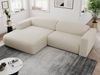 Ecksofa PASADENA, freistehendes Ecksofa, breite Armlehnen, Federsitz - links - Beige Boucle Bild 3