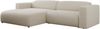 Ecksofa PASADENA, freistehendes Ecksofa, breite Armlehnen, Federsitz - links - Beige Boucle Bild 4